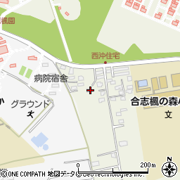 熊本県合志市栄3793-8周辺の地図