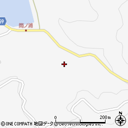 長崎県南松浦郡新上五島町間伏郷515周辺の地図