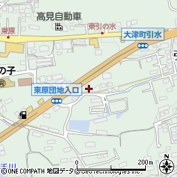 熊本県菊池郡大津町引水726周辺の地図