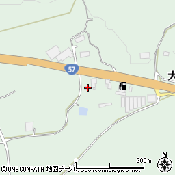 熊本県菊池郡大津町大林1381周辺の地図