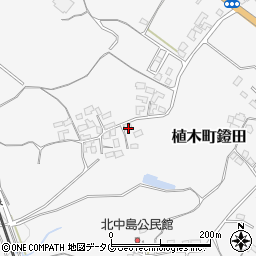 熊本県熊本市北区植木町鐙田1180周辺の地図