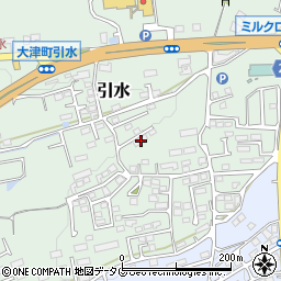 熊本県菊池郡大津町引水818周辺の地図