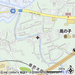 熊本県菊池郡大津町引水410周辺の地図