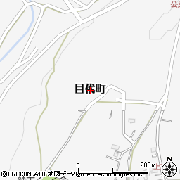 長崎県諫早市目代町周辺の地図