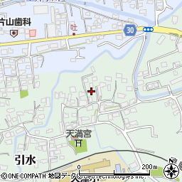 熊本県菊池郡大津町引水474周辺の地図
