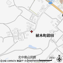 熊本県熊本市北区植木町鐙田1174周辺の地図