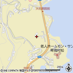 長崎県長崎市琴海村松町368-1周辺の地図