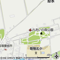 熊本県菊池郡菊陽町原水4652-114周辺の地図