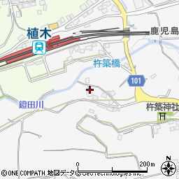 熊本県熊本市北区植木町鐙田584周辺の地図