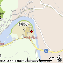 長崎県長崎市神浦向町103周辺の地図