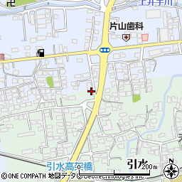 熊本県菊池郡大津町引水554周辺の地図