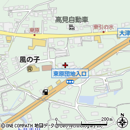 熊本県菊池郡大津町引水717周辺の地図