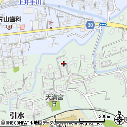 熊本県菊池郡大津町引水472周辺の地図