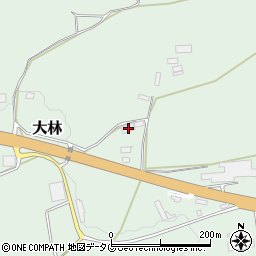 熊本県菊池郡大津町大林1027周辺の地図
