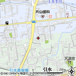 熊本県菊池郡大津町引水557-4周辺の地図