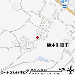 熊本県熊本市北区植木町鐙田1172周辺の地図