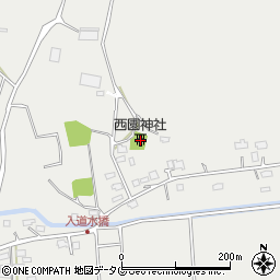 西園神社周辺の地図