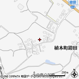 熊本県熊本市北区植木町鐙田1181-1周辺の地図