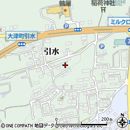 熊本県菊池郡大津町引水817周辺の地図