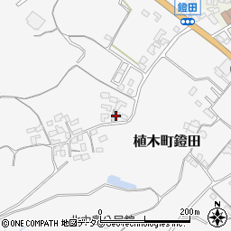 熊本県熊本市北区植木町鐙田1161周辺の地図