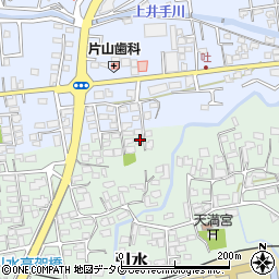 熊本県菊池郡大津町引水561周辺の地図