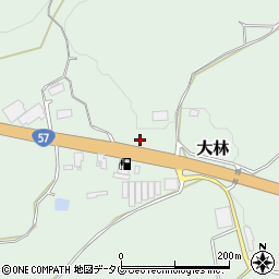 熊本県菊池郡大津町大林1373周辺の地図