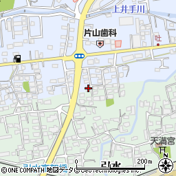 熊本県菊池郡大津町引水557-3周辺の地図