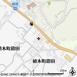 熊本県熊本市北区植木町鐙田1462-1周辺の地図