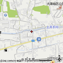熊本県菊池郡大津町室1050-3周辺の地図