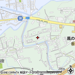 熊本県菊池郡大津町引水593周辺の地図