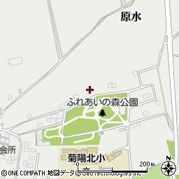 熊本県菊池郡菊陽町原水4652-184周辺の地図