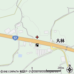 熊本県菊池郡大津町大林1371周辺の地図