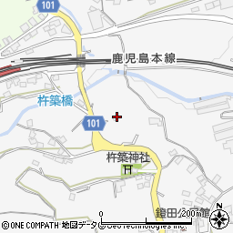 熊本県熊本市北区植木町鐙田537-2周辺の地図