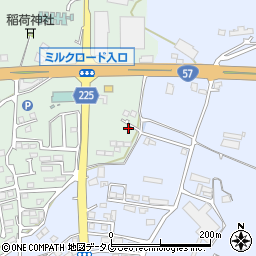 熊本県菊池郡大津町引水864周辺の地図