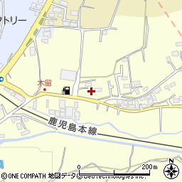 熊本県熊本市北区植木町木留151周辺の地図