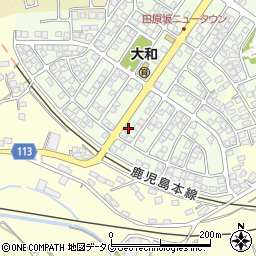 熊本県熊本市北区植木町大和55-7周辺の地図