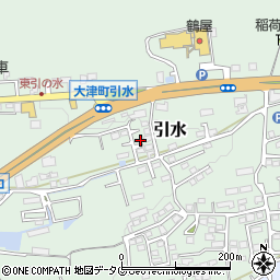 熊本県菊池郡大津町引水746周辺の地図