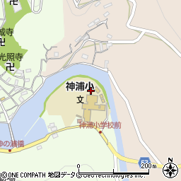 長崎県長崎市神浦向町109周辺の地図