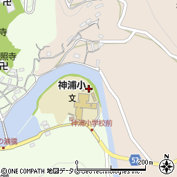 長崎県長崎市神浦向町130周辺の地図