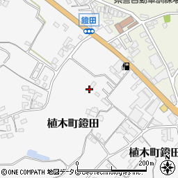 熊本県熊本市北区植木町鐙田1454周辺の地図