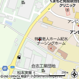 九州東邦株式会社　熊本北営業所周辺の地図