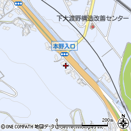 長崎県諫早市下大渡野町636周辺の地図