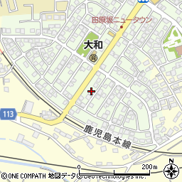 熊本県熊本市北区植木町大和55周辺の地図