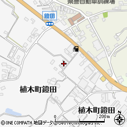 熊本県熊本市北区植木町鐙田1455周辺の地図