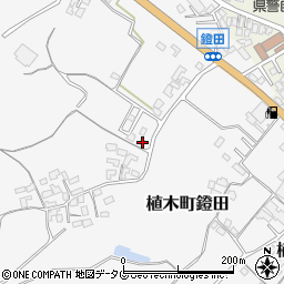熊本県熊本市北区植木町鐙田1147-4周辺の地図