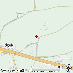 熊本県菊池郡大津町大林1291周辺の地図