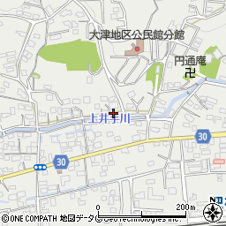 熊本県菊池郡大津町室2007-9周辺の地図