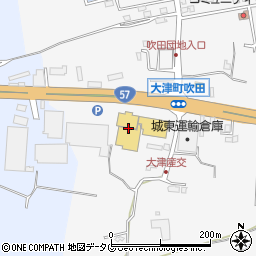 熊本県菊池郡大津町吹田1198周辺の地図