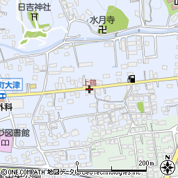 上鶴周辺の地図