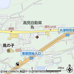 熊本県菊池郡大津町引水702周辺の地図